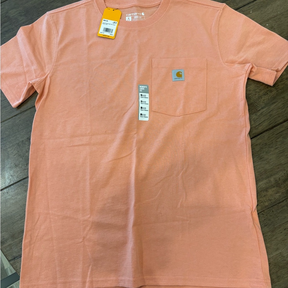 Carhartt Women’s Peach T-Shirt. Size Medium (8-10). BNWT.